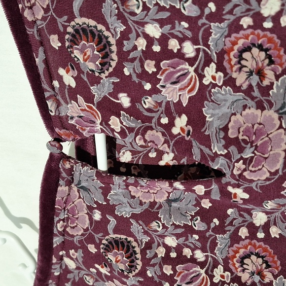 Floral Boho Blouse, LOFT, sz 2, NWOT - Picture 9 of 12